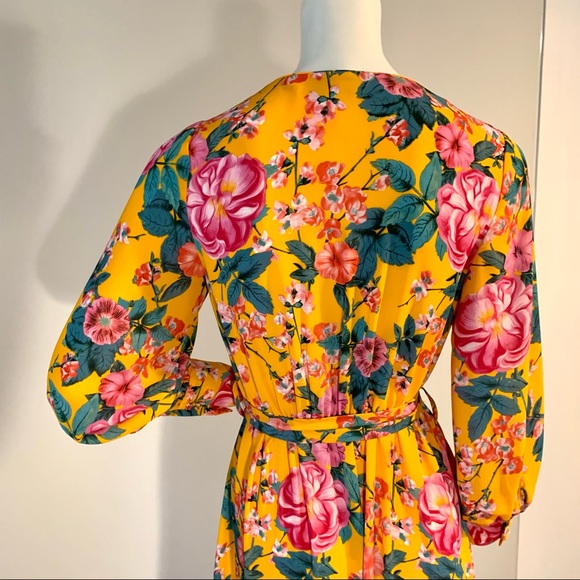 Stunning Flower print maxi dress by Bik Bok. - Picture 6 of 9